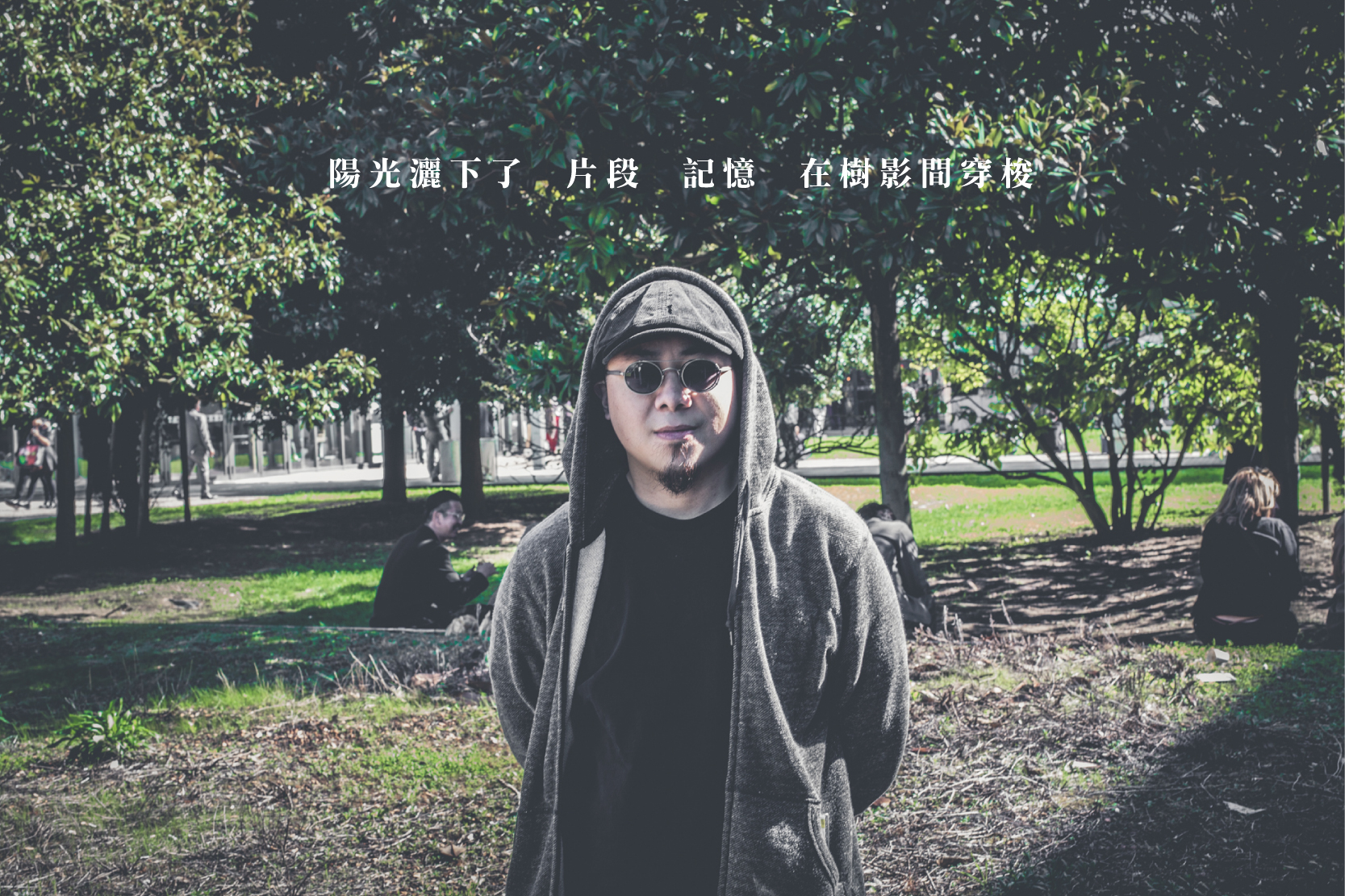 陽光灑下了  片段  記憶  在樹影間穿梭