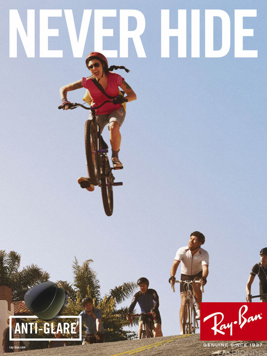 信拍攝Ray-Ban發布全新平面廣告Ray-Ban Envision 