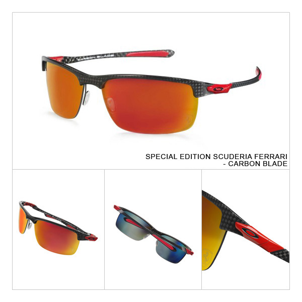 2014　Oakley x Ferrari 聯名款墨鏡  Model OO9174-06　NT$16,000 