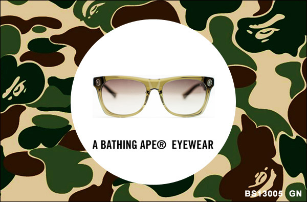 **2014 A Bathing Ape EYEWEAR BS13005 GN