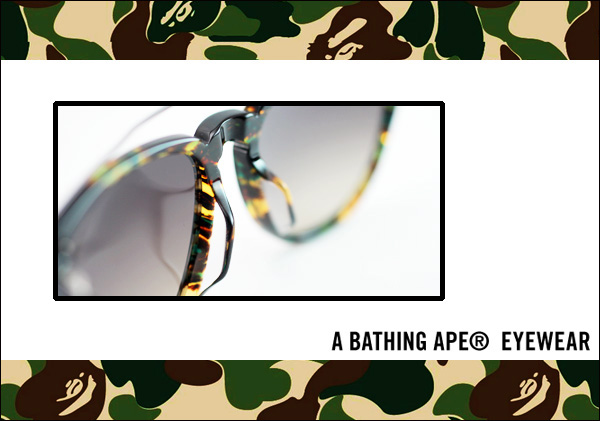 A Bathing Ape EYEWEAR 透明色的亞洲版鼻墊，非常適合亞洲人配戴