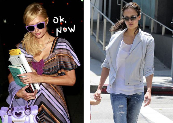 左 - 芭黎絲·希爾頓（Paris Hilton） 、 右 - 潔西卡艾芭（Jessica Alba）