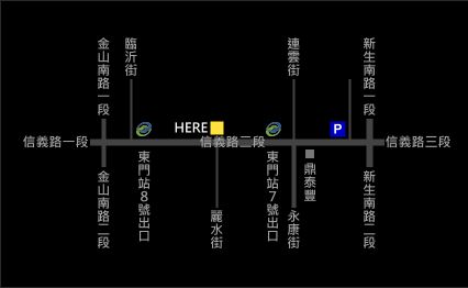 光明分子東門店位置圖