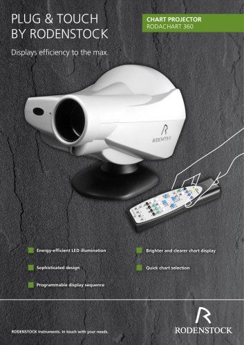 視力表幻燈機　CHART PROJECTOR　Rodachart 360